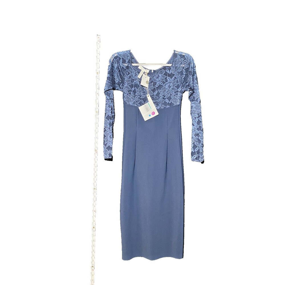 Christies a Porter Women's Navy Scoop Neck Sleeveless Midi Dress Size 42 NWT